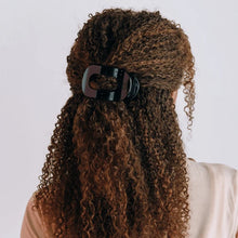 Load image into Gallery viewer, Teleties Flat Round Clip -Jet Black