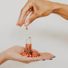 Load image into Gallery viewer, Pomegranate Peach Flower Powered Lip Balm