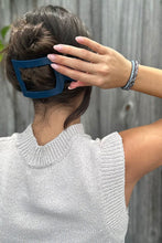 Load image into Gallery viewer, Teleties Flat Square Clips -Midnight Rain