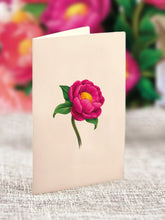 Load image into Gallery viewer, Flower Bouquet Card -Peony Paradise
