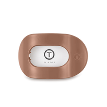 Load image into Gallery viewer, Teleties Flat Round Clips -Mocha Mousse