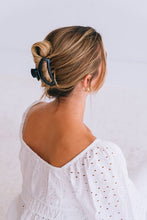 Load image into Gallery viewer, Teleties Open Hair Clips -Jet Black
