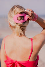 Load image into Gallery viewer, Teleties Flat Round Clips -Paradise Pink