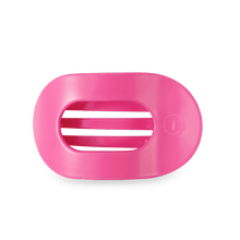 Load image into Gallery viewer, Teleties Flat Round Clips -Paradise Pink