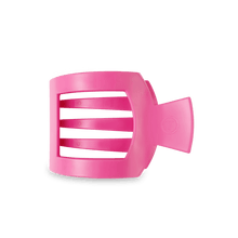 Load image into Gallery viewer, Teleties Flat Square Clips -Paradise Pink
