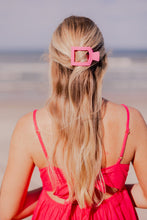 Load image into Gallery viewer, Teleties Flat Square Clips -Paradise Pink