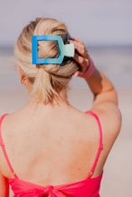 Load image into Gallery viewer, Teleties Flat Square Clips -Poolside