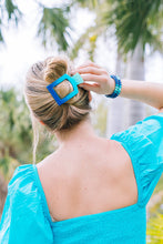 Load image into Gallery viewer, Teleties Flat Square Clips -Poolside