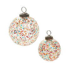 Load image into Gallery viewer, Rainbow Glitter Ornament