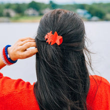 Load image into Gallery viewer, Teleties Shooting Star Flat Hair Clip -Red