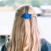 Load image into Gallery viewer, Teleties Shooting Star Flat Hair Clip -Blue