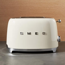 Load image into Gallery viewer, Smeg Toaster 2 Slice -Cream