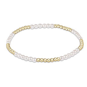 enewton Gold Blissful Bead Bracelet -2.5mm -3mm Pearl