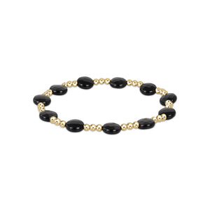 enewton Extends Admire Gold Bead Bracelet -Faceted Onyx