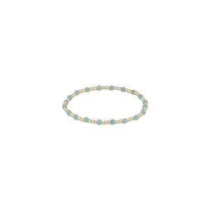 enewton Gold Sincerity Bead Bracelet -3mm -Amazonite