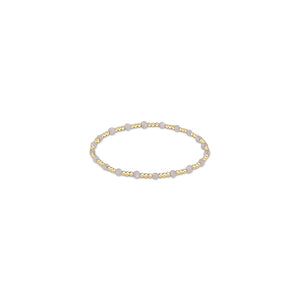 enewton Gold Sincerity Bead Bracelet -3mm -Moonstone