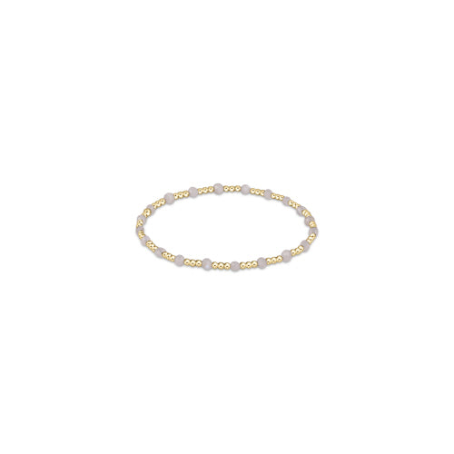 enewton Gold Sincerity Bead Bracelet -3mm -Moonstone