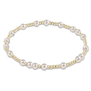 enewton Hope Unwritten Gold Bracelet -Pearl -4mm