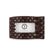 Load image into Gallery viewer, Teleties Flat Rectangle Clips -Truly Taupe Quilted