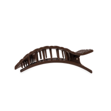 Load image into Gallery viewer, Teleties Flat Rectangle Clips -Truly Taupe Quilted