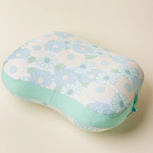 Load image into Gallery viewer, Ballast Darling Effect Beach Pillow -Daisy Craze Aqua