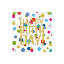 Load image into Gallery viewer, Cocktail Napkins -Happy Birthday Confetti
