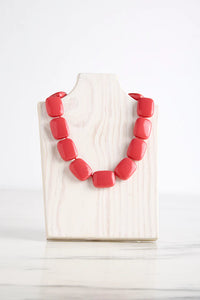 Hot Girls Pearls 18" Cooling Necklace -Coral