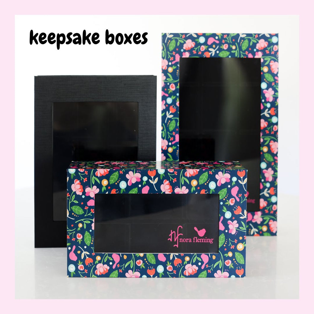 nora fleming keepsake box -floral 6 section