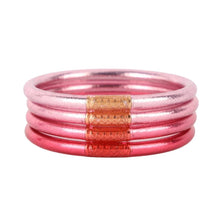 Load image into Gallery viewer, Serenity Prayer All Weather Bangles -Carousel Pink
