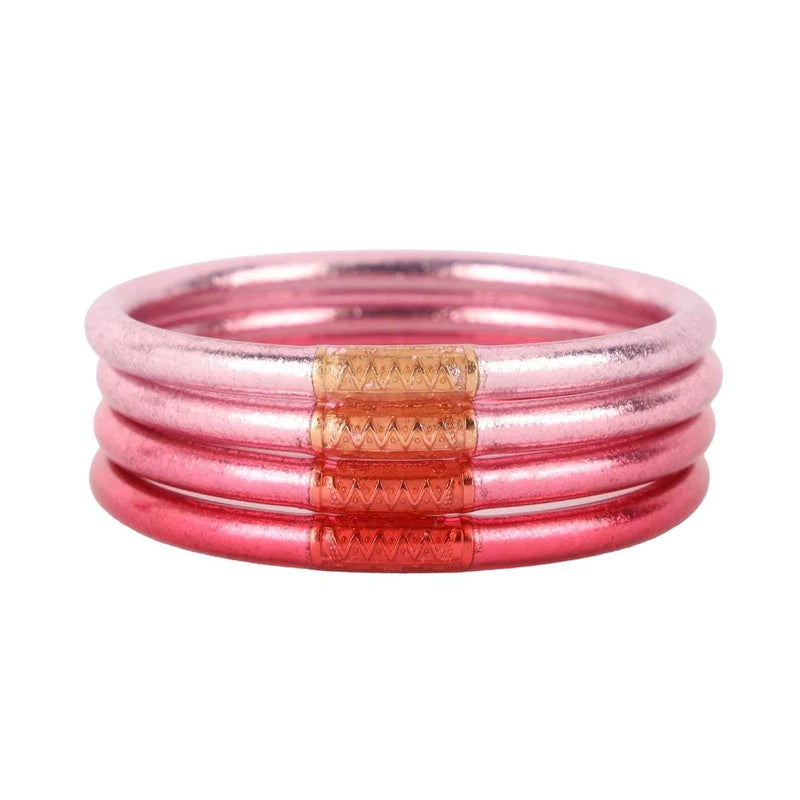 Serenity Prayer All Weather Bangles -Carousel Pink