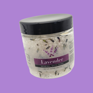 EvolveB Bath Salts / Mineral Soak -Lavender