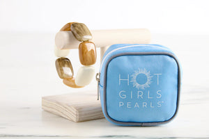 Hot Girls Pearls Cooling Bracelets -Sand/Wht/Slate