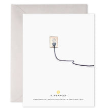 Load image into Gallery viewer, E Frances Birthday Card -Lite Brite