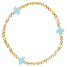 Load image into Gallery viewer, enewton Gold Signature Cross Bracelets -3mm