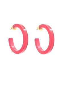 Bright Open Hoop Earrings