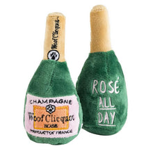 Load image into Gallery viewer, Woof Clicquot Rose&#39; Champagne Bottle
