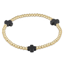 Load image into Gallery viewer, enewton Gold Signature Cross Bracelets -3mm