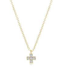 Load image into Gallery viewer, enewton 14kt Gold & Diamond Signature Cross Necklace