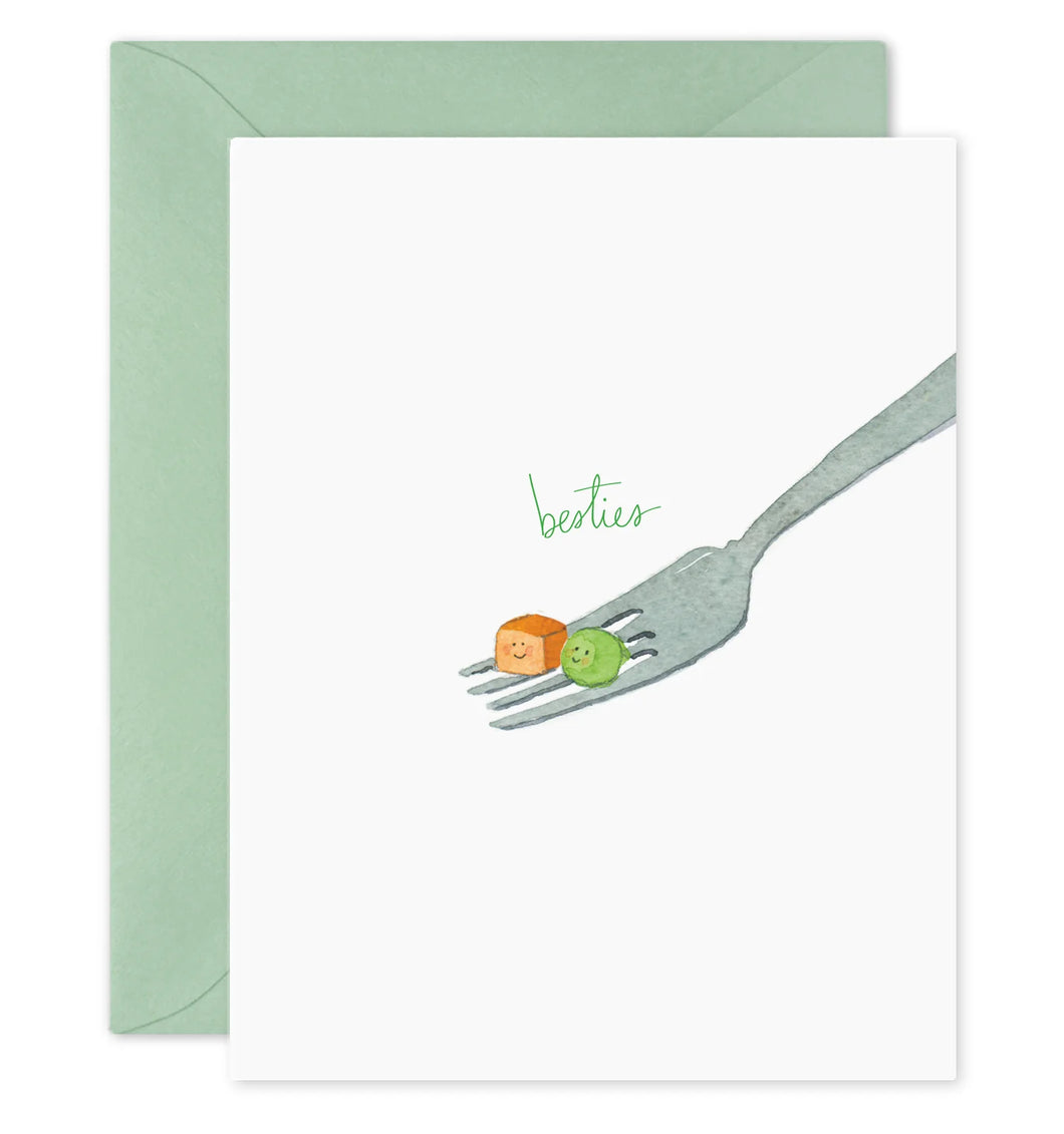 E Frances Everyday Card -Besties Peas + Carrots
