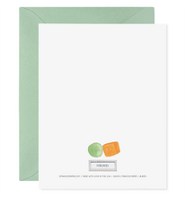 Load image into Gallery viewer, E Frances Everyday Card -Besties Peas + Carrots
