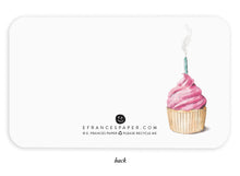Load image into Gallery viewer, E Frances Little Notes -Pink Cupcake