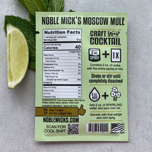 Noble Mick's Craft Cocktails -Moscow Mule