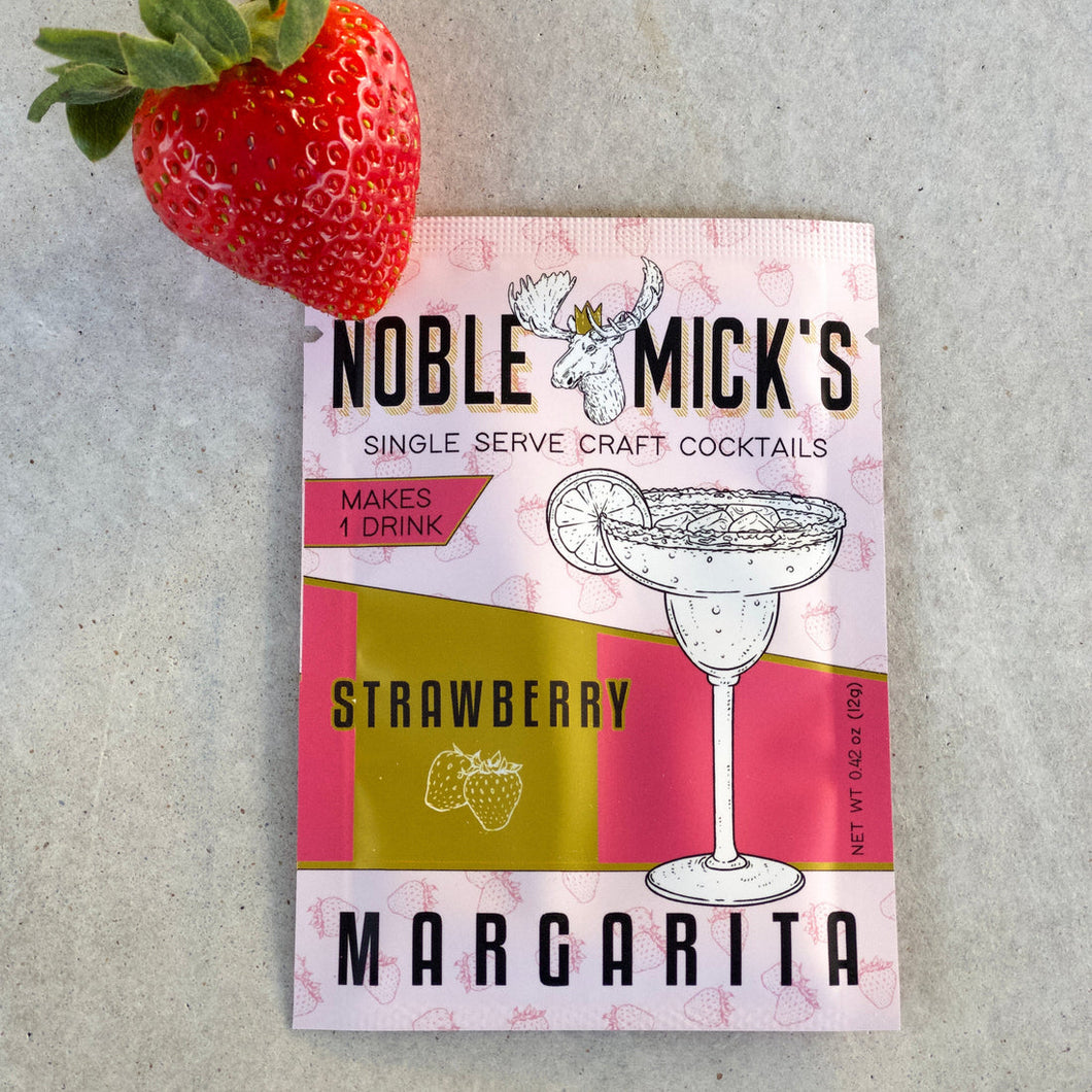 Noble Mick's Craft Cocktails -Strawberry Margarita