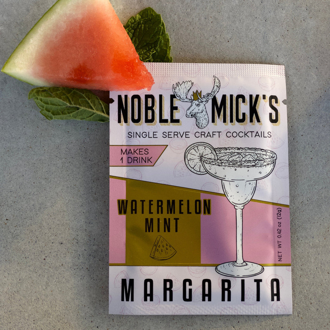 Noble Mick's Craft Cocktails -Watermelon Mint Margarita