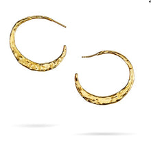 Load image into Gallery viewer, Waxing Poetic Free Verse Hoop Earrings