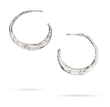 Load image into Gallery viewer, Waxing Poetic Free Verse Hoop Earrings