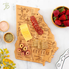 Load image into Gallery viewer, Destination Georgia State Serving and Cutting Board
