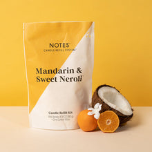 Load image into Gallery viewer, Notes Candle Refill -Mandarin &amp; Sweet Neroli
