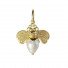 Load image into Gallery viewer, Waxing Poetic Bee Brave -Golden Honeypearl Pendant-SGP