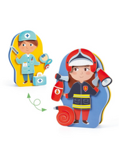 Load image into Gallery viewer, Djeco Jobissimo Magnetic Dress Up Activity Toy